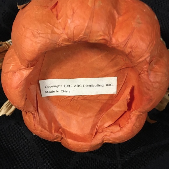 Vintage 1992 ABC Distributing Halloween Friends Pumpkin Ghost Bat and Scarecrow - Picture 9 of 9